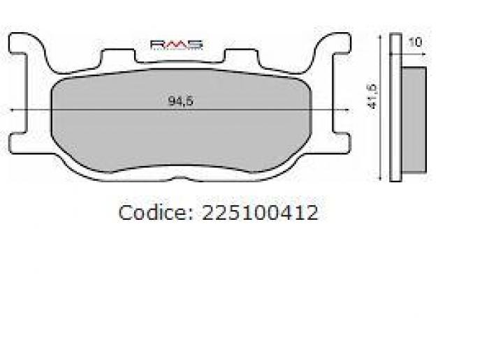 Placute frana (Sinter) Yamaha SR /TDR /XV /T-Max / FZ6/ XJ/ 125-1700 Skyliner 250